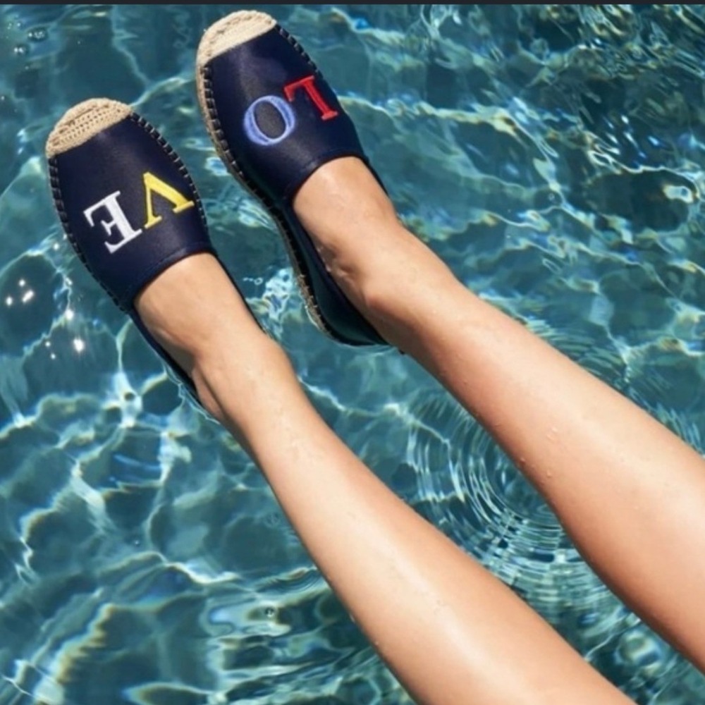 Sea Star Beachwear Beachcomber Love Flat Espadrille Water Shoes - Size 9
